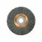 Nylox Wheel Brush, Heavy Duty Narrow Face, 4 in Brush Dia, 5/8 in Face W, 1/2 to 5/8 in Arbor Hole, Crimpe 31255 - alternate 2